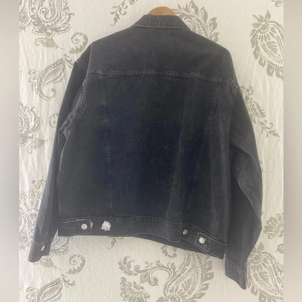 Youngla‎ Trucker Denim Jacket 5049 Black Medium
